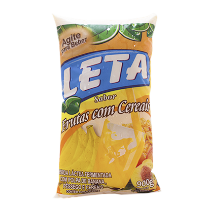 Leta Sabor Frutas com Cereais Sachê 900g